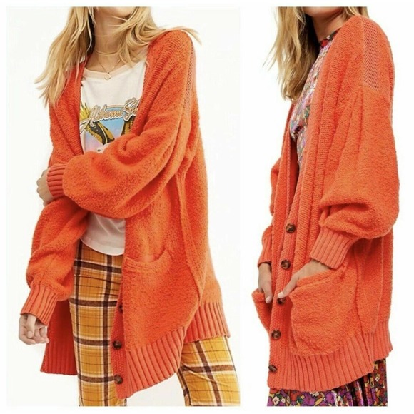 Free People Sweaters - Free People Snow Drop Oversized Cardigan Alpaca